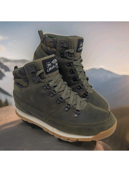 The North Face Other - The North Face Back To Berkeley Redux Leather Hiking Boots Mens 10 Army Grn Camo